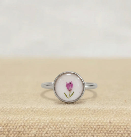 Tulip Small Circle Ring Gold/Silver