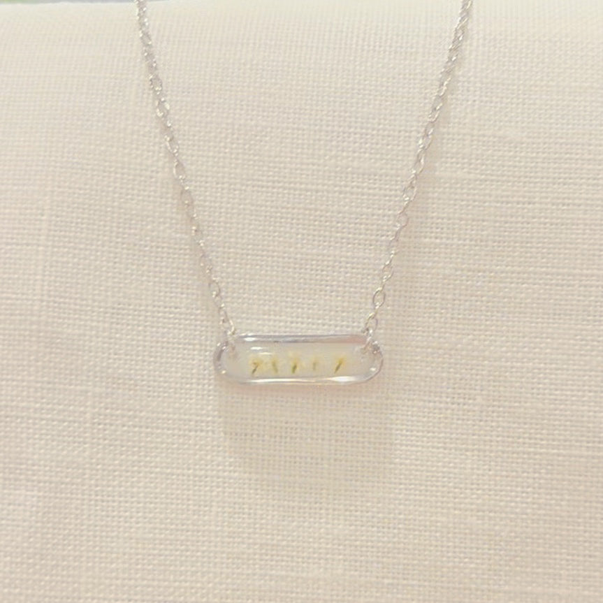 Baby's Breath Necklace : Silver