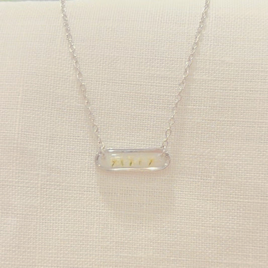 Baby's Breath Necklace : Silver