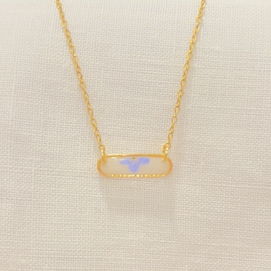Forget-Me-Not Necklace : Gold